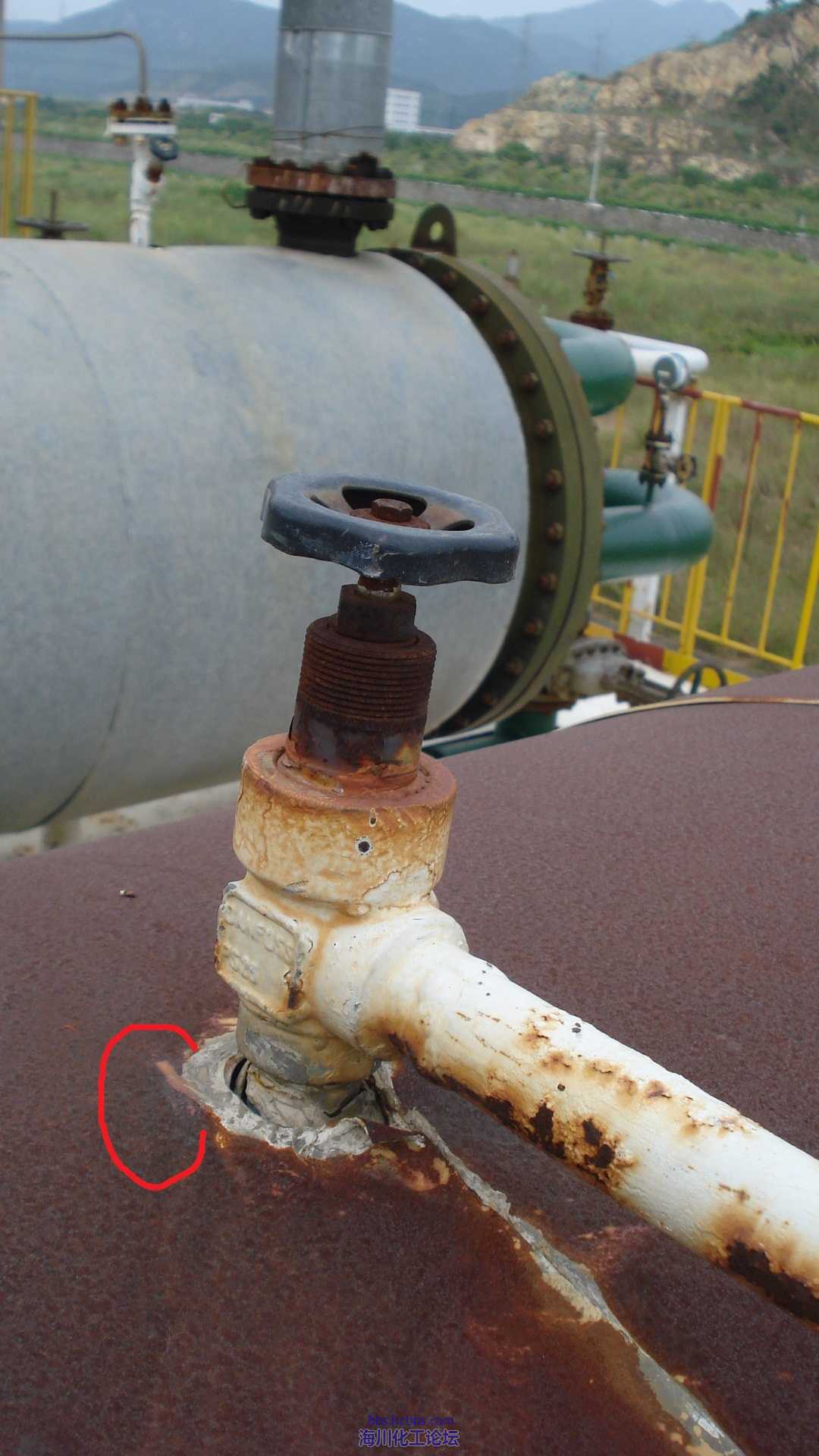 压力容器本体放空引压管可以用焊接阀吗?